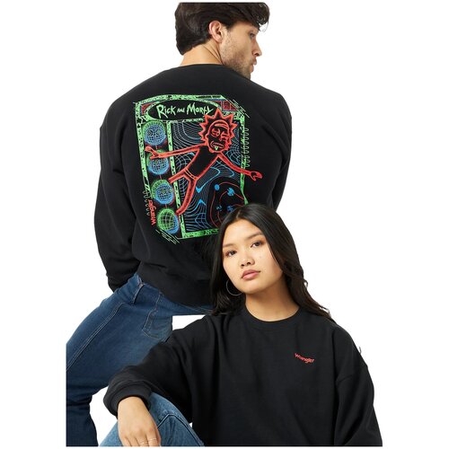 ДжемперWranglerRICK&MORTYCREWBLACKМужчиныW6R1HN100L