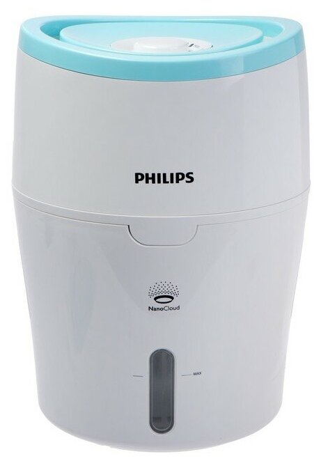 Увлажнитель воздуха Philips HU4801/01, 15 Вт, 2000 мл, до 25 м2, 200 мл/ч, бело-зелёный