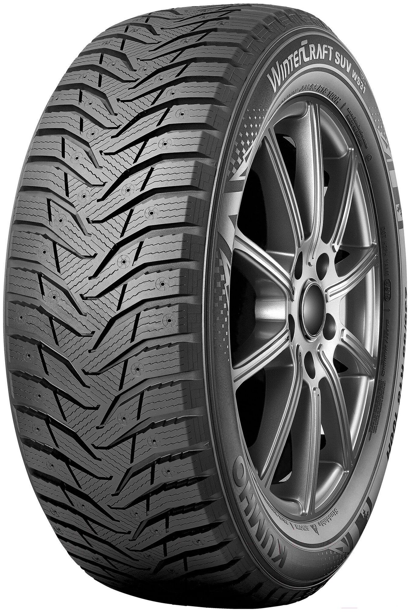 Автошина Kumho WinterCraft SUV ice WS31 215/70R16 100T шип