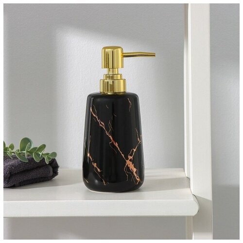 Дозатор для жидкого мыла SAVANNA Lightning 350 мл цвет чёрный 923₽