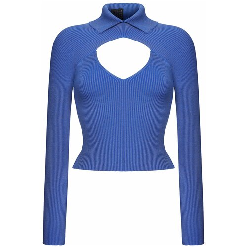 фото Водолазка sorelle, длинный рукав, прилегающий силуэт, размер m, фиолетовый, бордовый