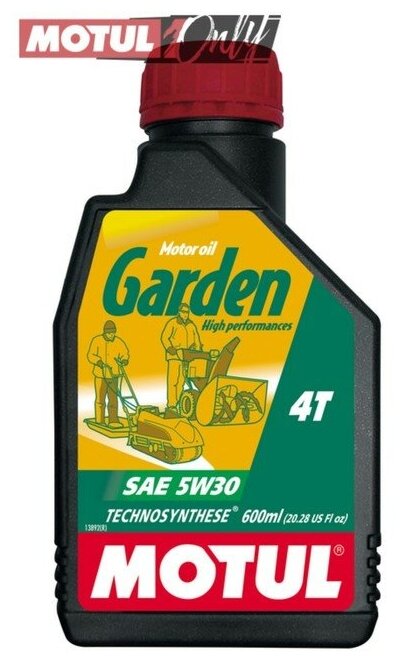 Масло моторное Motul Garden 4T SAE 5W30 0,6л - фотография № 7