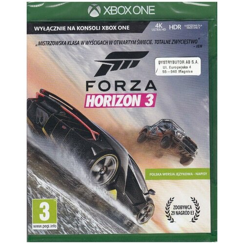 Игра для Xbox ONE Forza Horizon 3 xbox игра microsoft forza horizon 3