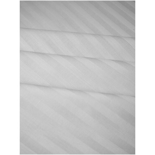 Простыня 23rd AVENUE 534XX, страйп-сатин, 235 х 260, белый