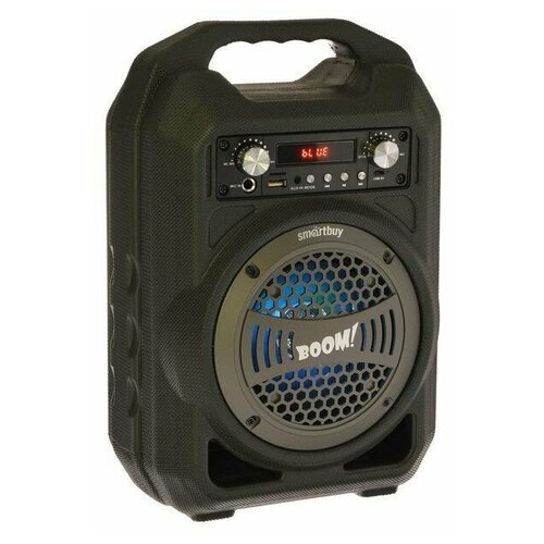 Портативная колонка Smartbuy BOOM 9 Вт Bluetooth MP3-плеер FM-радио черная 336200₽