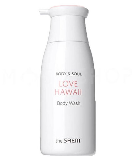 Гель для душа с экстрактом плюмерии The Saem Body Soul Love Hawaii Body Wash