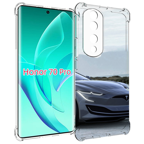 Чехол MyPads тесла tesla 2 мужской для Honor 70 Pro / 70 Pro Plus задняя-панель-накладка-бампер чехол mypads бентли bentley 2 мужской для honor 70 pro 70 pro plus задняя панель накладка бампер