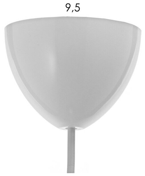 Светильник BayerLux Конус 4724649, E14, 40 Вт, кол-во ламп: 1 шт., цвет: белый - фотография № 8