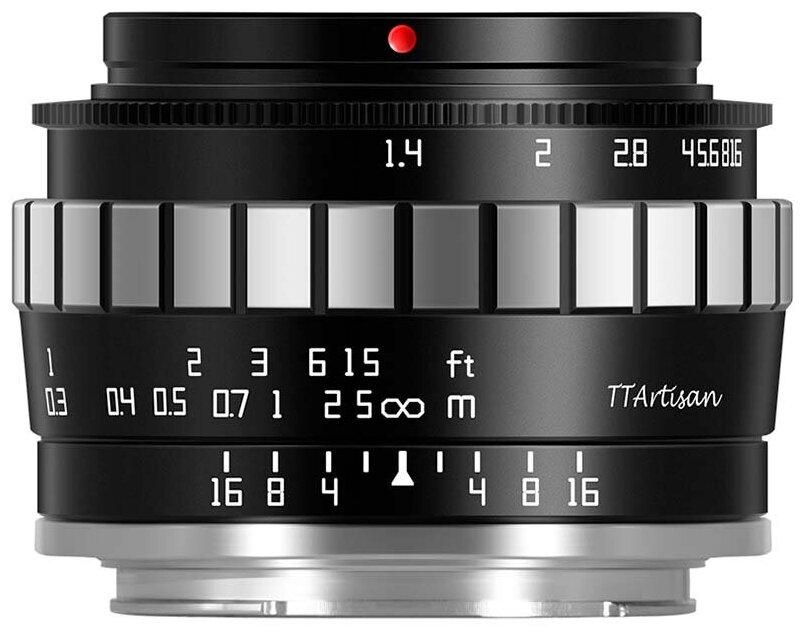 Объектив TTartisan 23 мм F1.4 APS-C для Canon EOS M