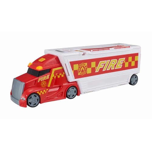 Teamsterz Пожарный грузовик-транспортер с подсветкой и звуком + 5 машинок 1417267.00
