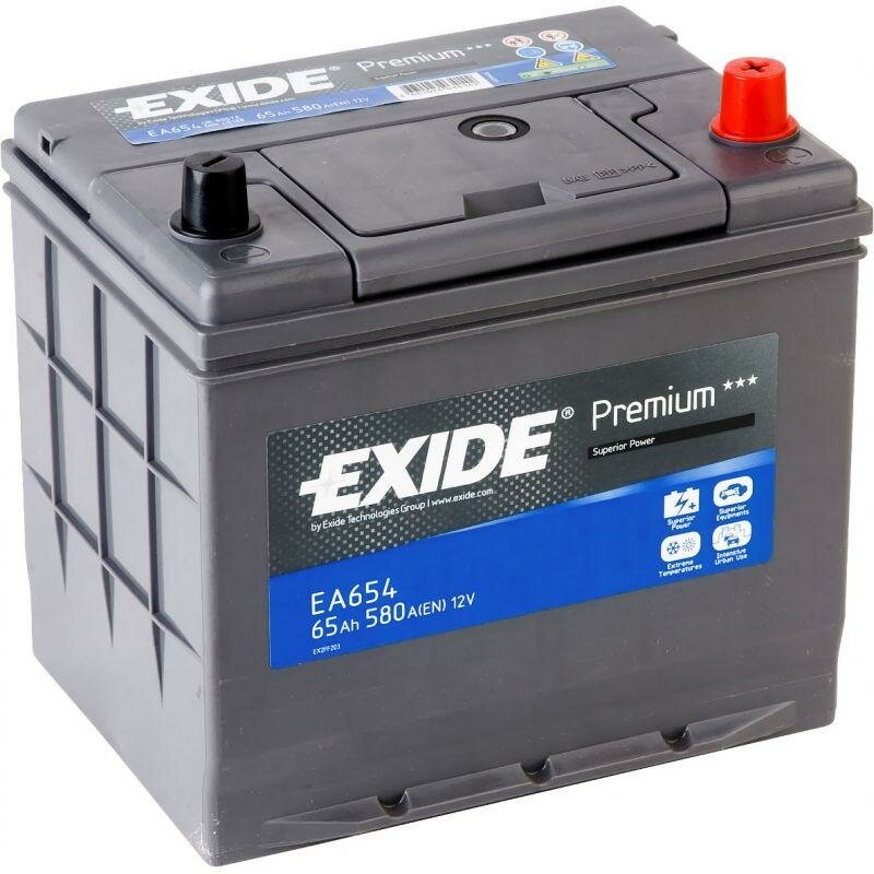 Аккумулятор легковой "EXIDE" Premium 65Ач о/п D23 - фото №17