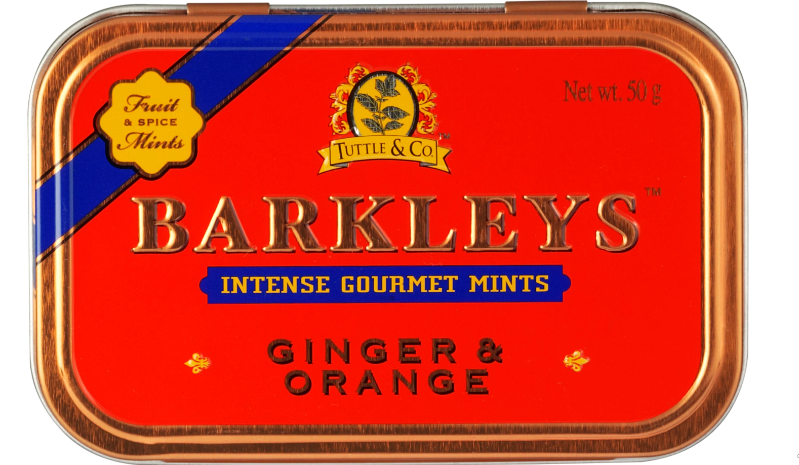 Леденцы Barkleys Mints Имбирь Апельсин, 50 г