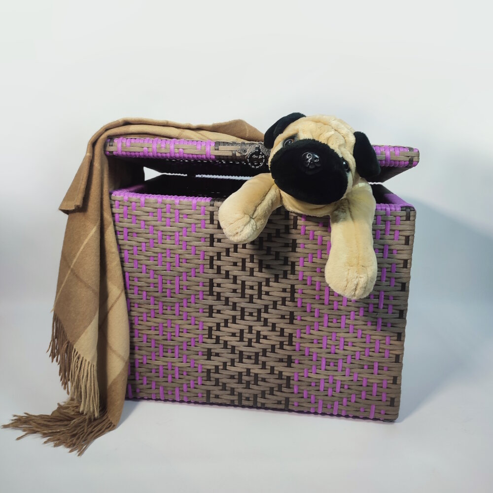 Плетеный (уличный) сундук из искусственного ротанга - фотография № 16