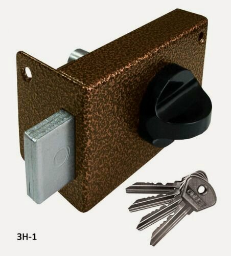 Изображение товара Замок накладной цилиндровый Омега (замки) омега ЗН1медь