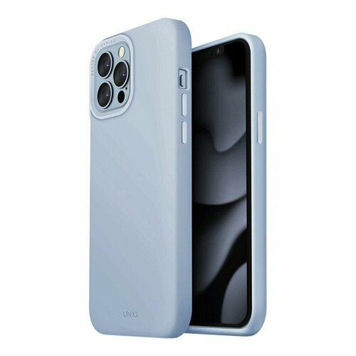Защитный чехол Uniq Lino with MagSafe для iPhone 13 Pro Arctic Blue