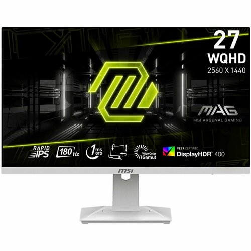 27 Монитор MSI MAG 274QRFW IPS 2560x1440 180Hz белый 3899300₽
