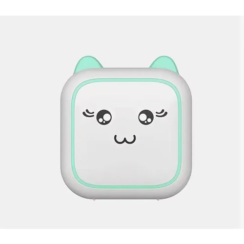 Карманный мини принтер котик голубой 200000₽