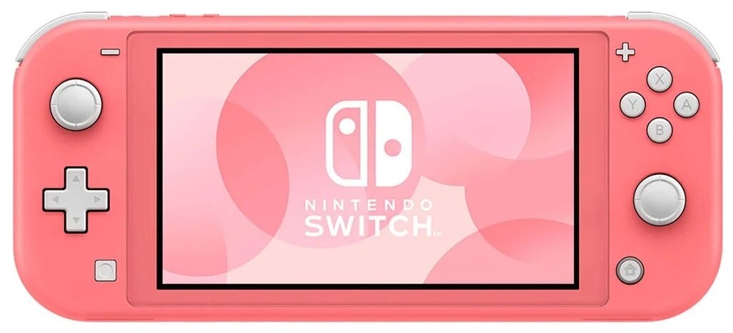 Игровая приставка Nintendo Switch Lite 32 ГБ, без игр, коралловый