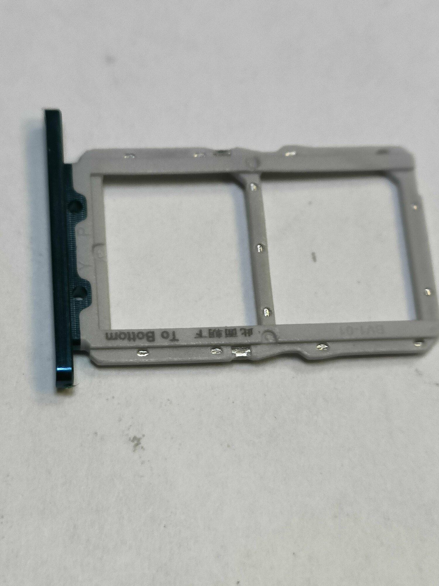 Сим лоток для Honor 20 pro зелено-голубоватый — фото 1