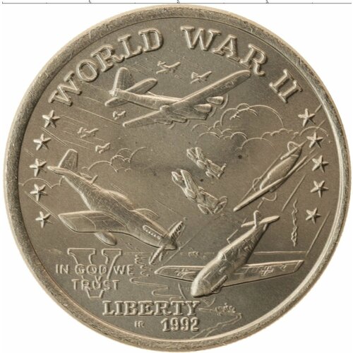 Клуб Нумизмат Монета 5 долларов Хатт-Ривера 1992 года Медно-никель Вторая Мировая Война