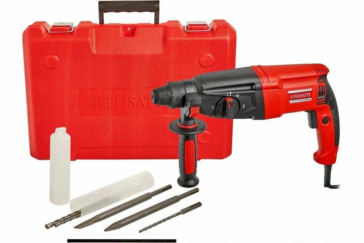 фото Перфоратор Felisatti П-26/800ЭР(М) SDS+ (кейс+оснастка)