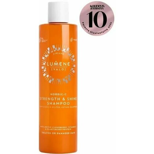 Шампунь для поврежденных волос Lumene VALO Nordic-C strengthshine с экстрактом арктической морошки 300 мл из Финляндии 2899₽