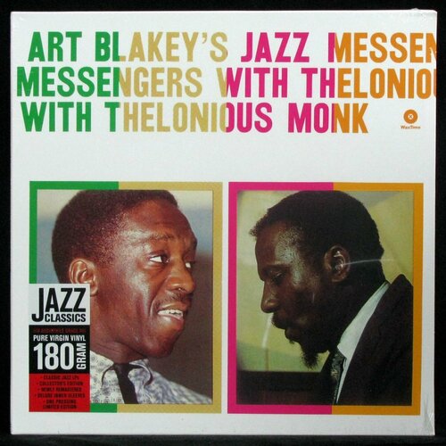 Виниловая пластинка WaxTime Art Blakey's Jazz Messengers / Thelonious Monk – Art Blakey's Jazz Messengers With Thelonious Monk джаз atlantic art blakey s jazz messengers with thelonious monk deluxe edition 180 gram black vinyl lp