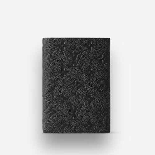 Обложка для паспорта Louis Vuitton Empreinte M63914, черный