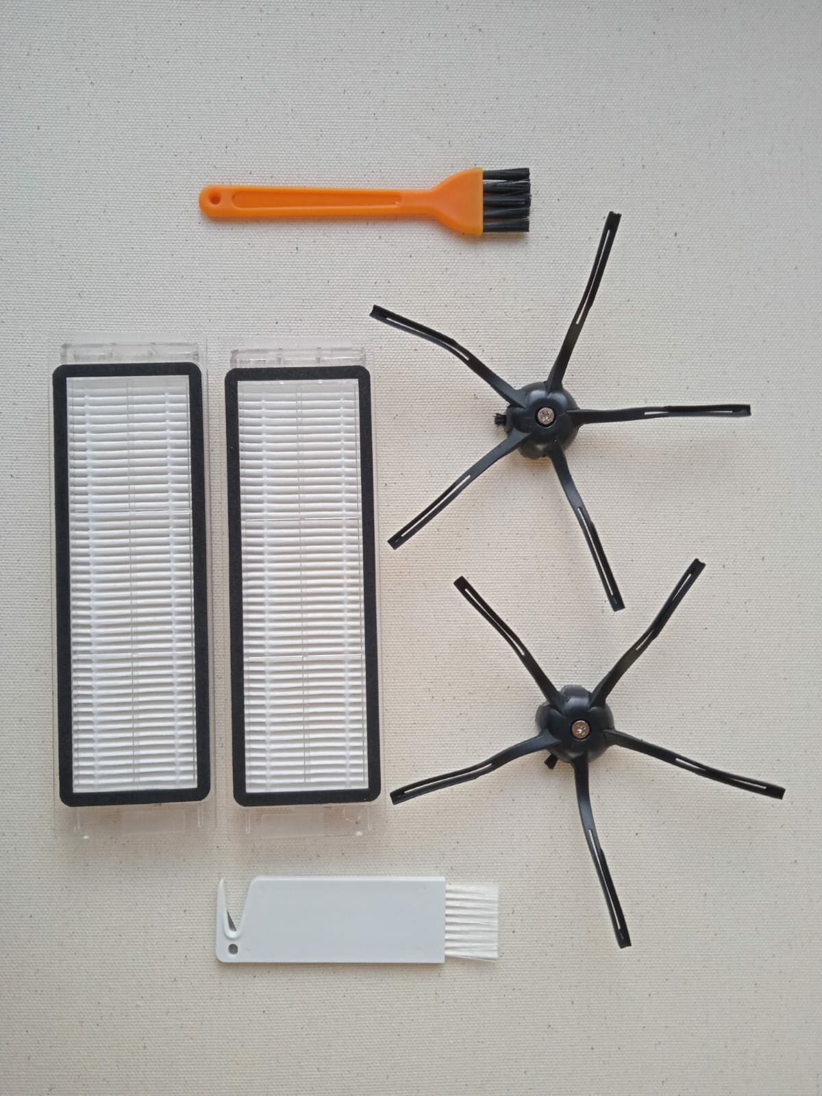 фото Комплект боковая щетка, фильтр, тряпка для робота-пылесоса Roborock S5, S5 Max, S6, S6 Max V, S6 Pure, E4, E5