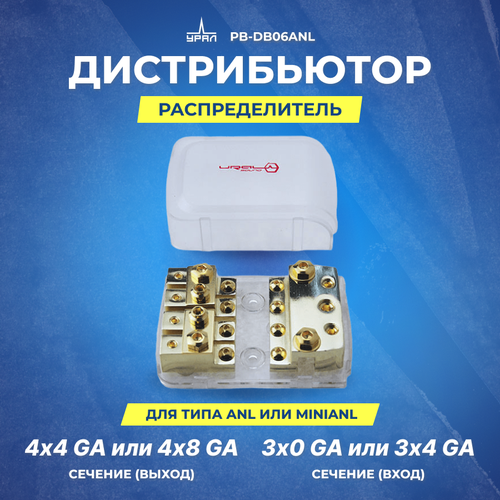 Распределитель питания URAL PB-DB06ANL Mini-ANL (0GAx3 -> 4GAx4)