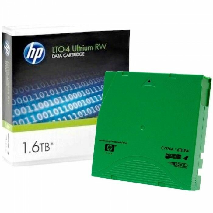 Картридж HP C7974A Ultrium LTO4 1.6TB bar code labeled Cartridge