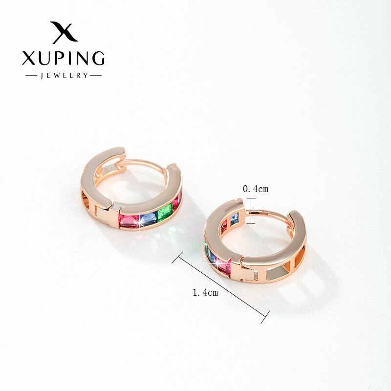 Серьги конго XUPING JEWELRY