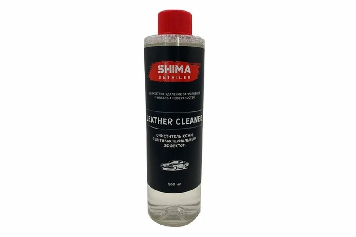 Очиститель кожи для удаления стойких загрязнений SHIMA DETAILER STRONG LEATHER CLEANER 500 мл