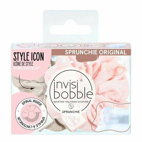 Резинка Sprunchie Nordic Breeze Go with the Floe Invisibobble Sprunchie Nordic Breeze Go With The Floe 2 шт