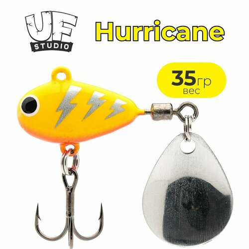 Тейл спиннер UF STUDIO HURRICANE 35g Yellow Flash