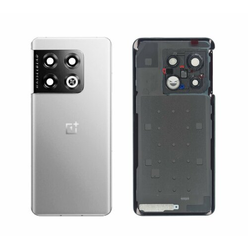 Задняя крышка для смартфона OnePlus 10 Pro белая (White Panda) со стеклом камеры белый