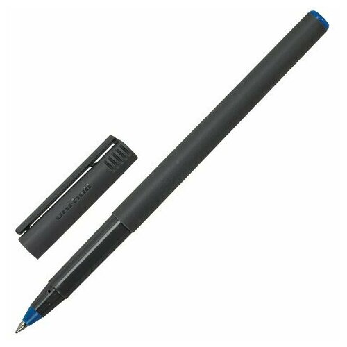 Ручка-роллер Uni-Ball II Micro синяя корпус черный узел 05 мм линия 024 мм UB-104 Blue 256₽