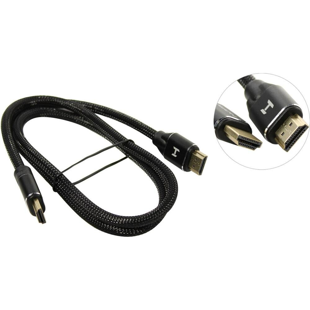 HDMI кабель 1 метр / HDMI-HDMI 2.1 / 8K Ultra HD Harper DCHM-881 — фото 1