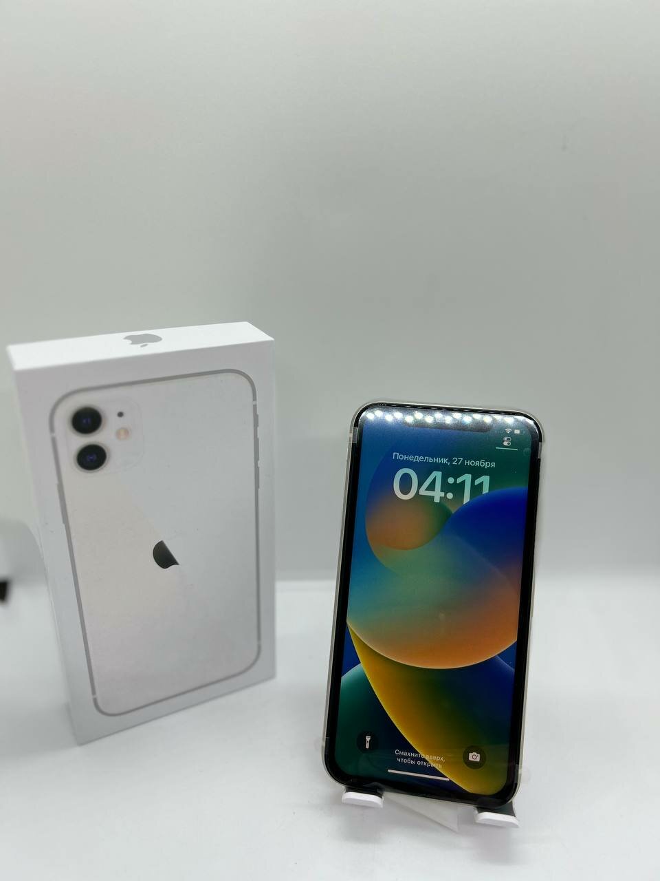 Смартфон Apple iPhone 11 128 ГБ, Dual: nano SIM + eSIM, белый