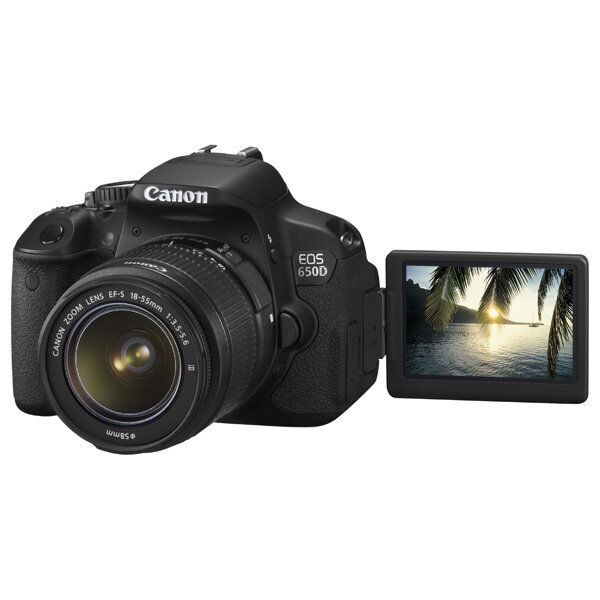Фотоаппарат Canon EOS 650D Kit 18-55 III черный
