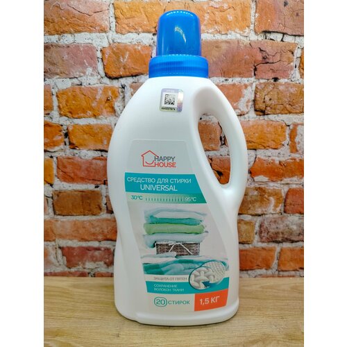 Romax Happy House Universal Жидкое средство для стирки универсальное 15 кг на 20 стирок 588₽