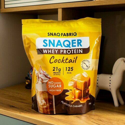 Изображение товара Snaq Fabriq Snaqer Whey Protein (700 гр) (арахис-карамель)