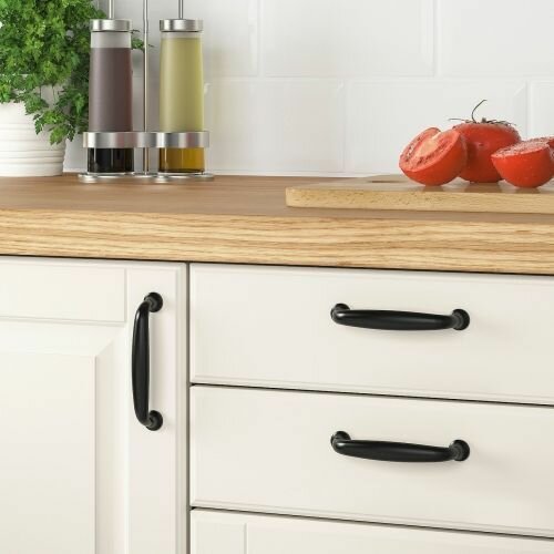 Ручка для мебели 112 мм черный 2 шт. IKEA ENERYDA