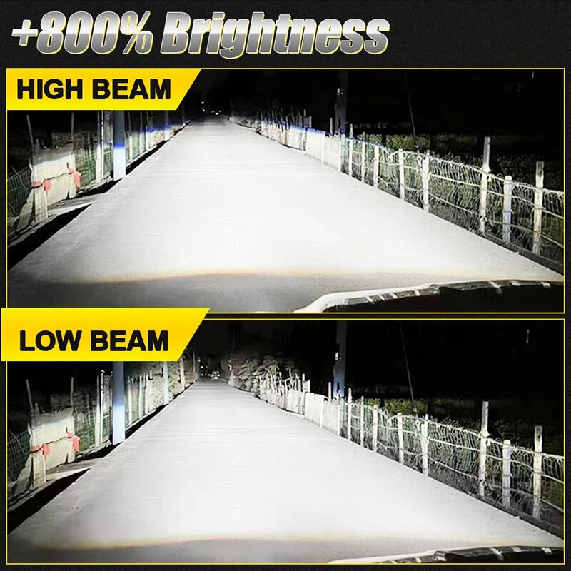 Dualvision 300W 3D 360 H7 Led Canbus Автомобильные фары Лампы 30000LM H7 Led 360 plug and play 3D Автолампы Super Mini 6000K 12V, 6500K, H7 — фото 1