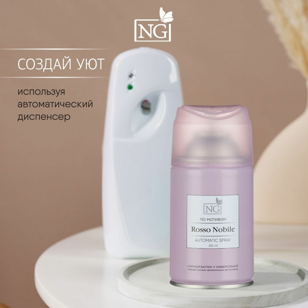 Освежитель воздуха сменный баллон Rosso Nobile, 250 мл, NEW GALAXY — фото 1