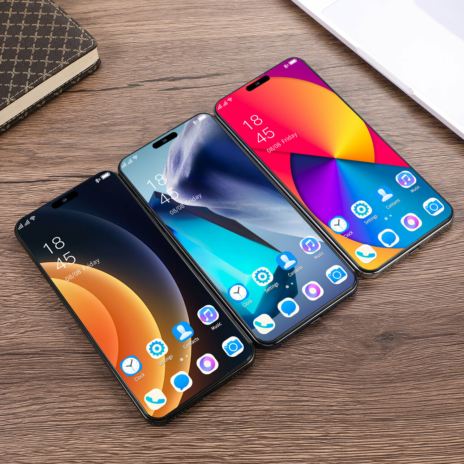 Ультратонкий игровой смартфон i15 pro max 8+256 ГБ, 5G LTE, Dual SIM dual standby. — фото 1
