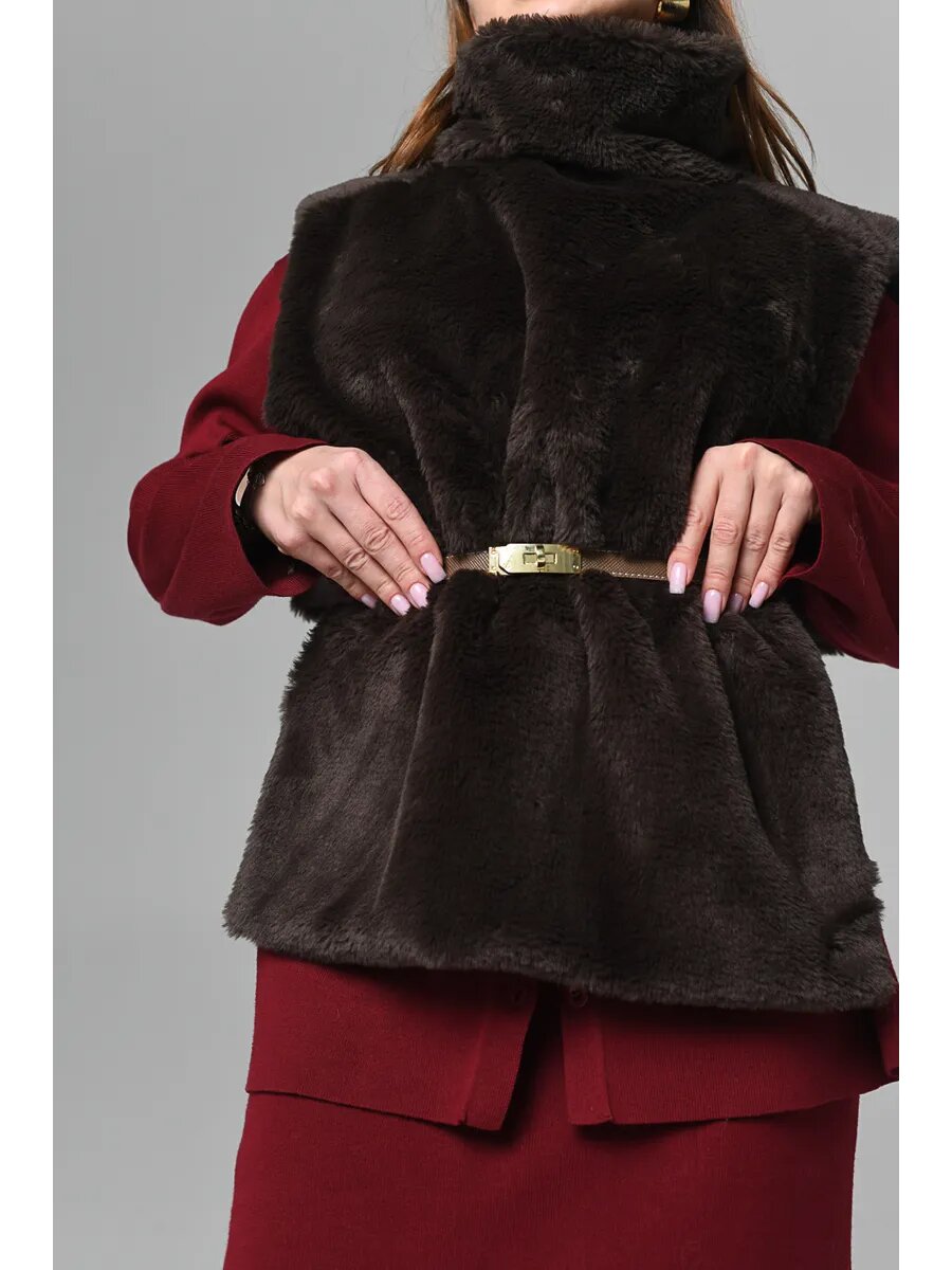 Ремень WMA STORE для женщин, коричневый/золото