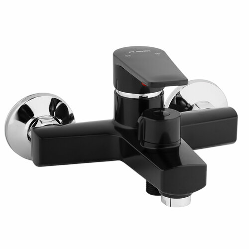 Смеситель для ванны с коротким изливом пластиковый без лейки, Plamix