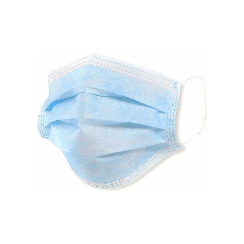 Маска медицинская одноразовая ФЭСТ из нетканого материала нестерильная №50 2187