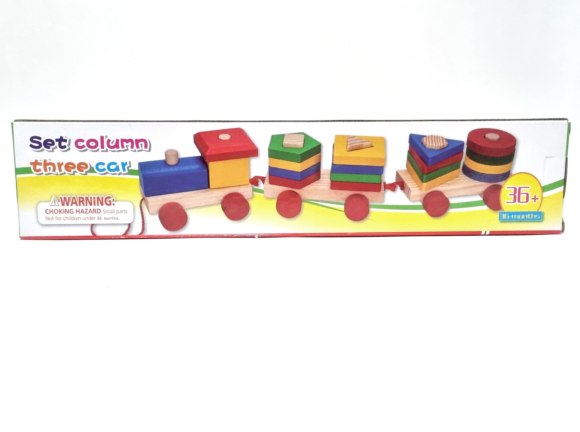 Сортер поезд деревянный развивающий для детей — фото 1